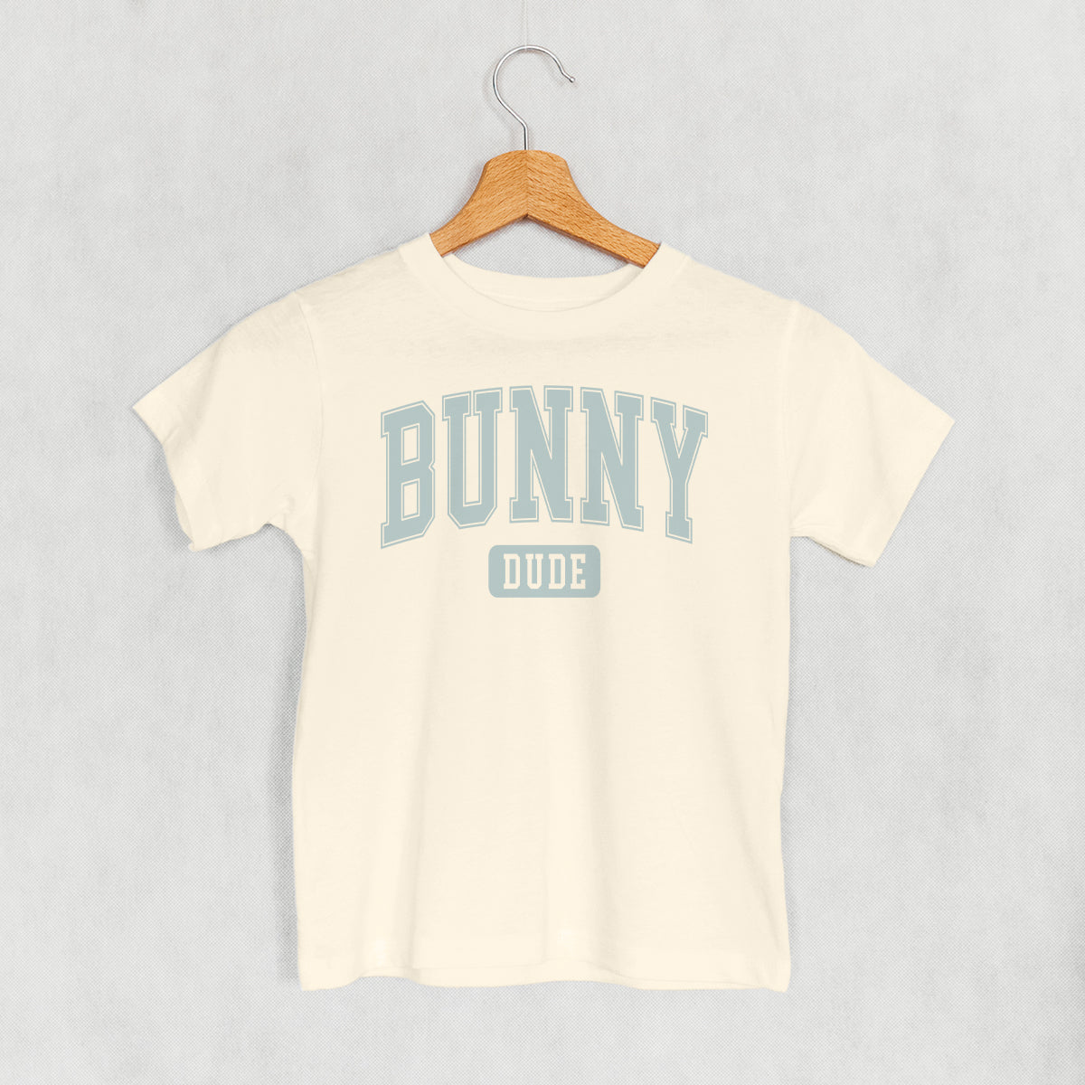 Bunny Dude Collegiate (Kids) - clothing by TeeHivey.com (Image 1)