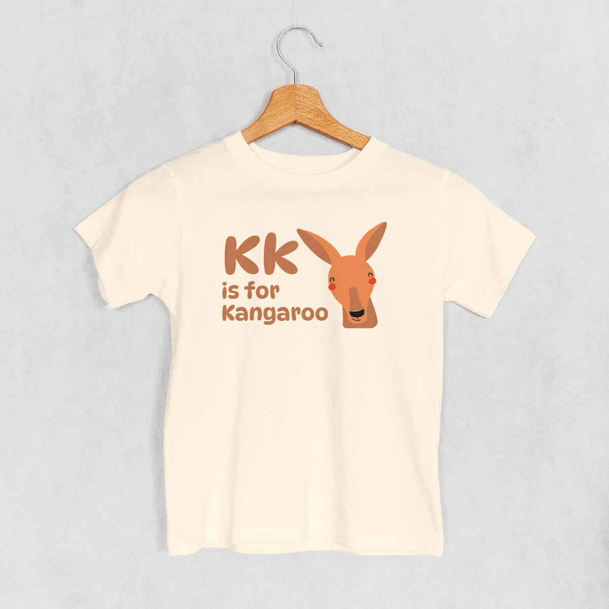 K Is For Kangaroo (Kids) - clothing by TeeHivey.com (Image 1)