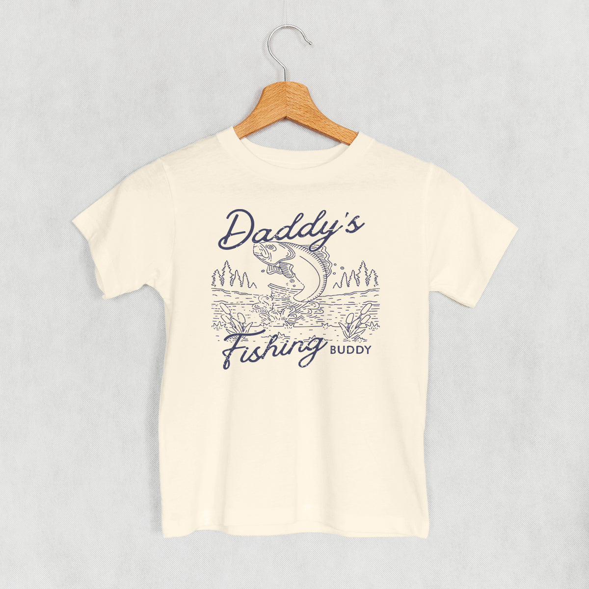 Daddy's Fishing Buddy (Kids) - clothing by TeeHivey.com (Image 1)