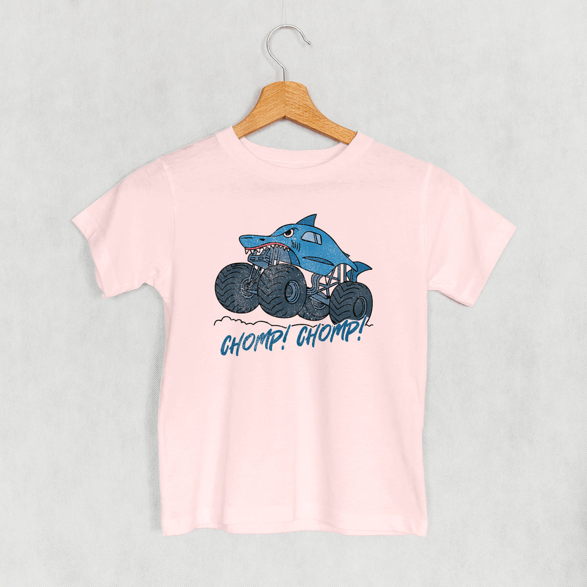 Chomp Chomp Shark Monster Truck (Kids) - clothing by TeeHivey.com (Image 4)