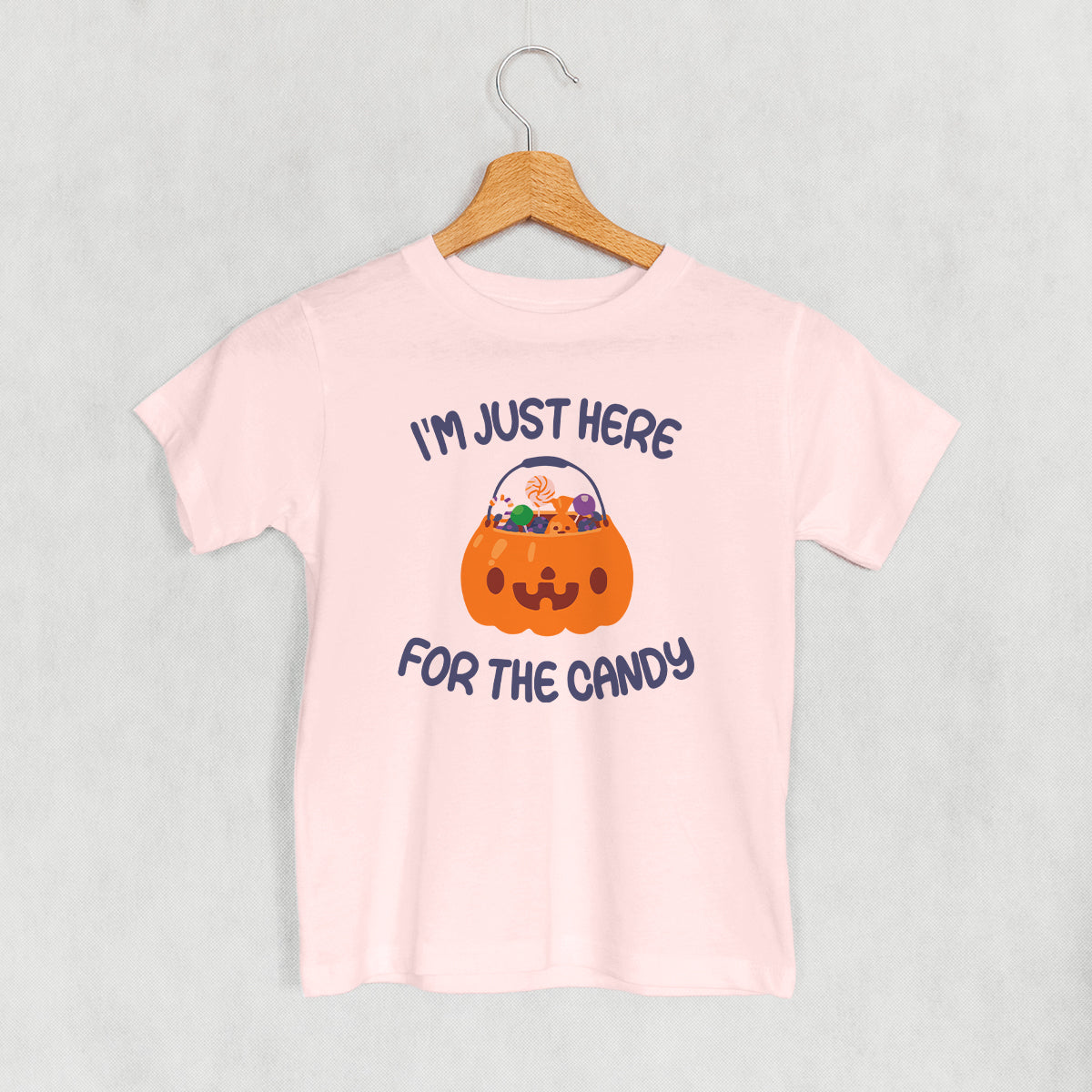 I'm Just Here For The Candy (Kids) - clothing by TeeHivey.com (Image 3)