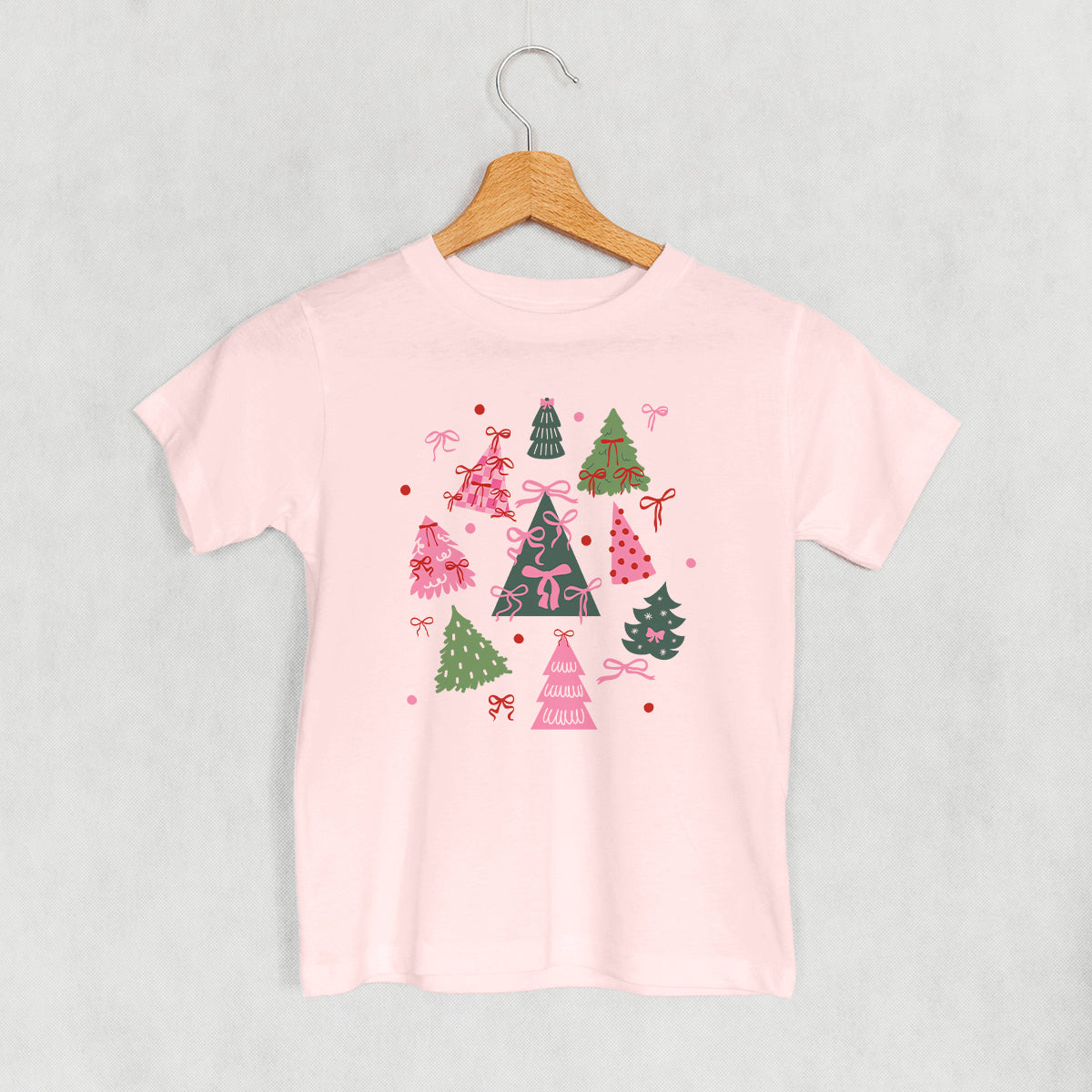 Bow Christmas Trees (Kids) - clothing by TeeHivey.com (Image 3)