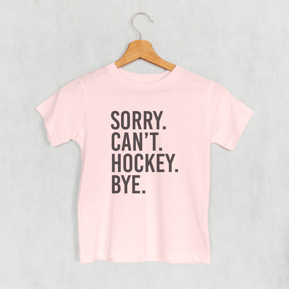 Sorry Can't Hockey Bye (Kids) - clothing by TeeHivey.com (Image 4)