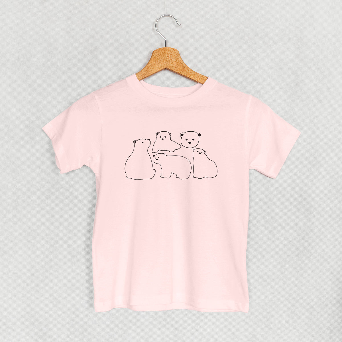 Polar Bears Outline (Kids) - clothing by TeeHivey.com (Image 4)