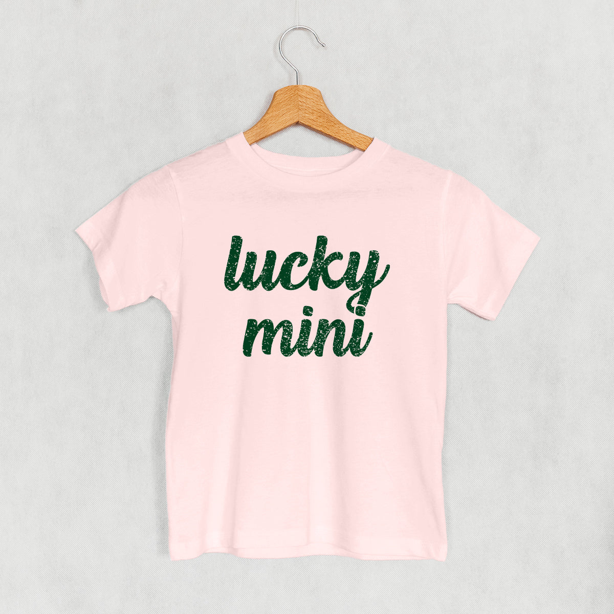 Lucky Mini Green Script (Kids) - clothing by TeeHivey.com (Image 1)