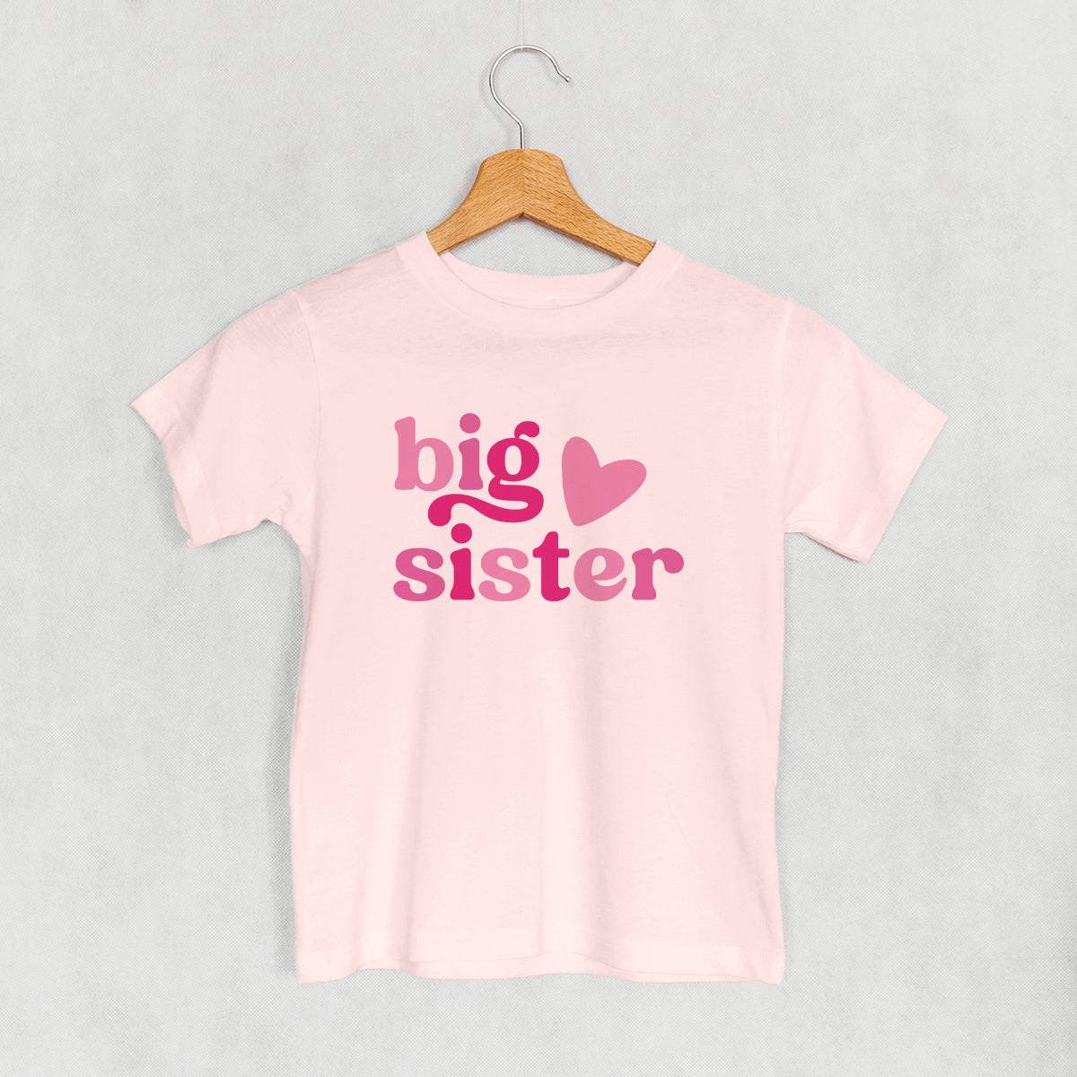 Big Sister Pink Heart (Kids) - clothing by TeeHivey.com (Image 3)