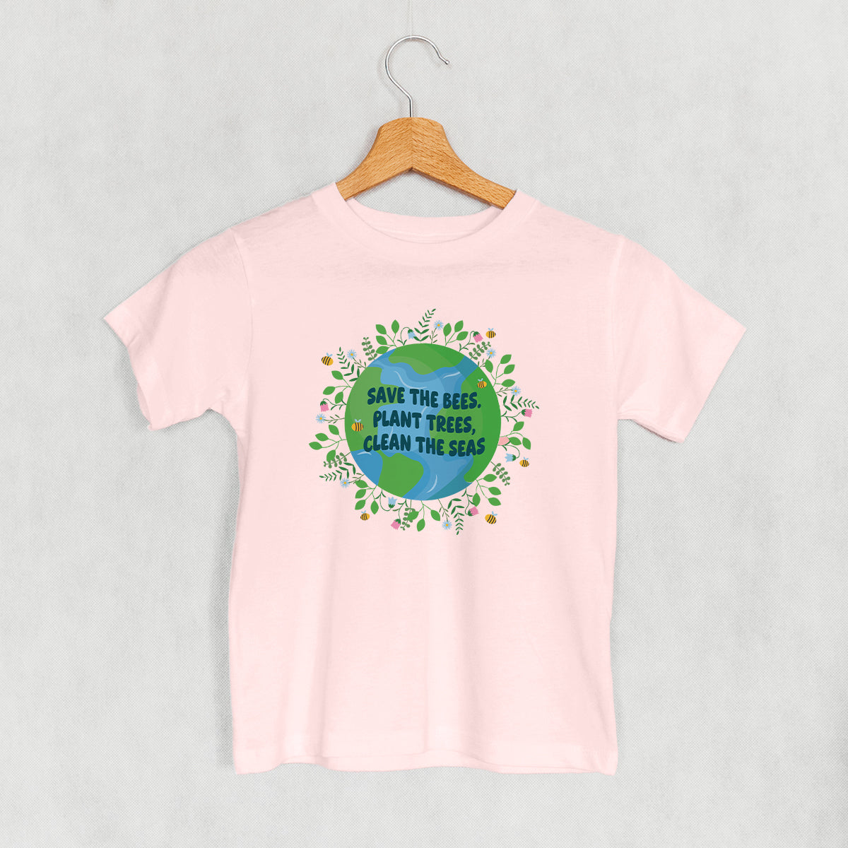 Save The Bees, Plant Trees Doodle (Kids) - clothing by TeeHivey.com (Image 2)