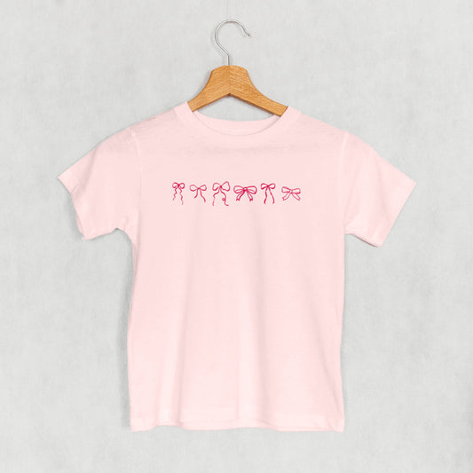 Pink Ribbons Doodle (Kids) - clothing by TeeHivey.com (Image 1)