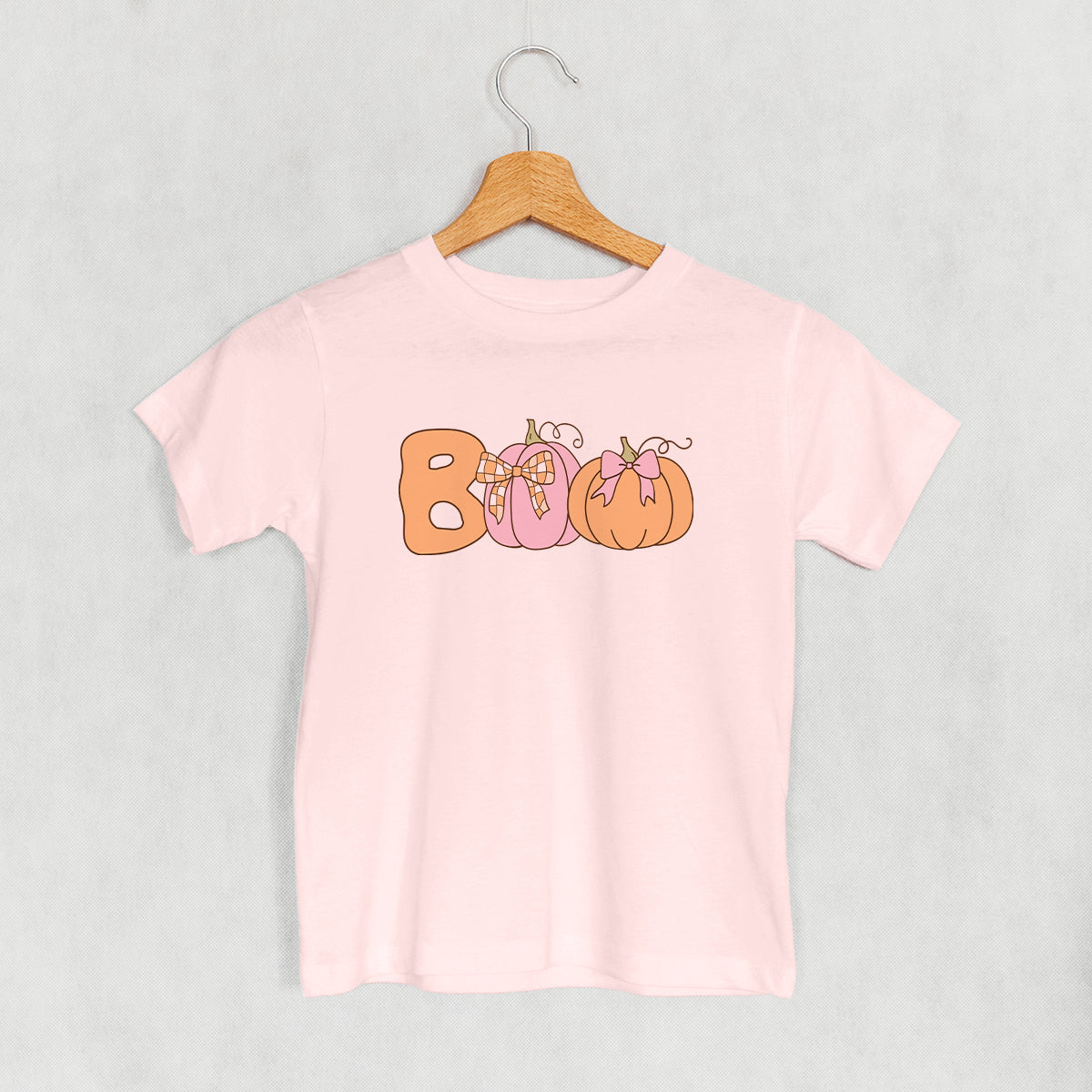Boo (Pumpkins + Bows) (Kids) - clothing by TeeHivey.com (Image 3)