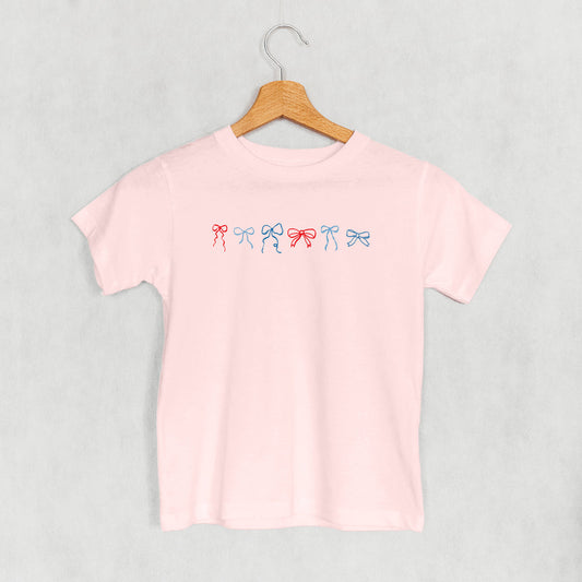Red And Blue Ribbons (Kids) - clothing by TeeHivey.com (Image 1)