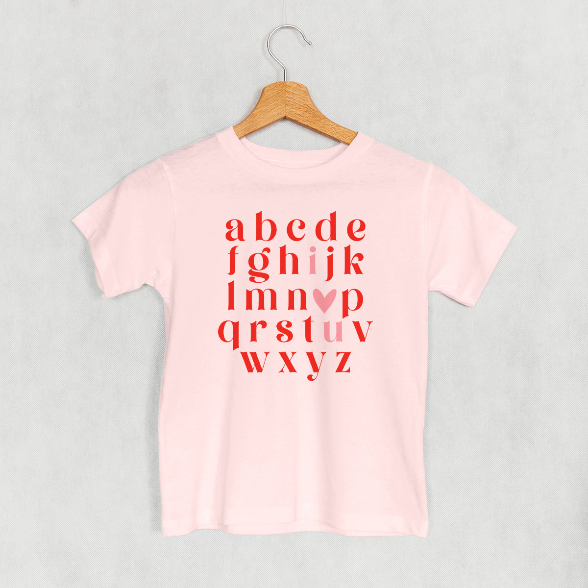 I Heart U Alphabet (Kids) - clothing by TeeHivey.com (Image 2)