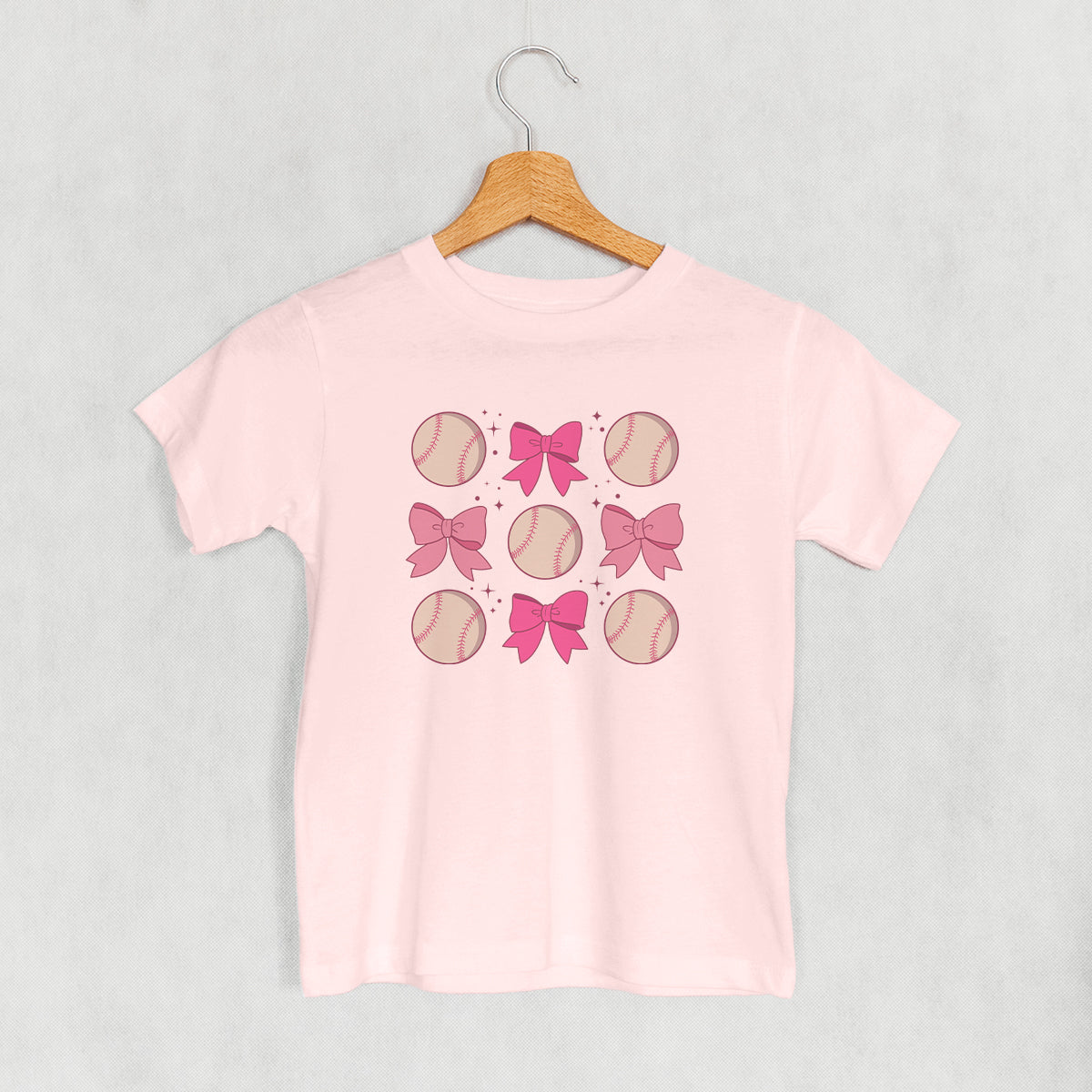 Baseball and Bows (Kids) - clothing by TeeHivey.com (Image 1)