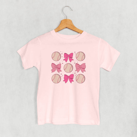 Baseball and Bows (Kids) - clothing by TeeHivey.com (Image 1)