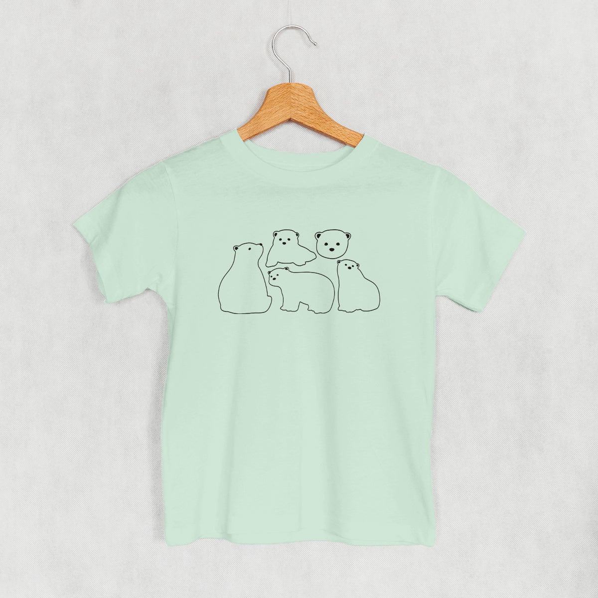 Polar Bears Outline (Kids) - clothing by TeeHivey.com (Image 5)