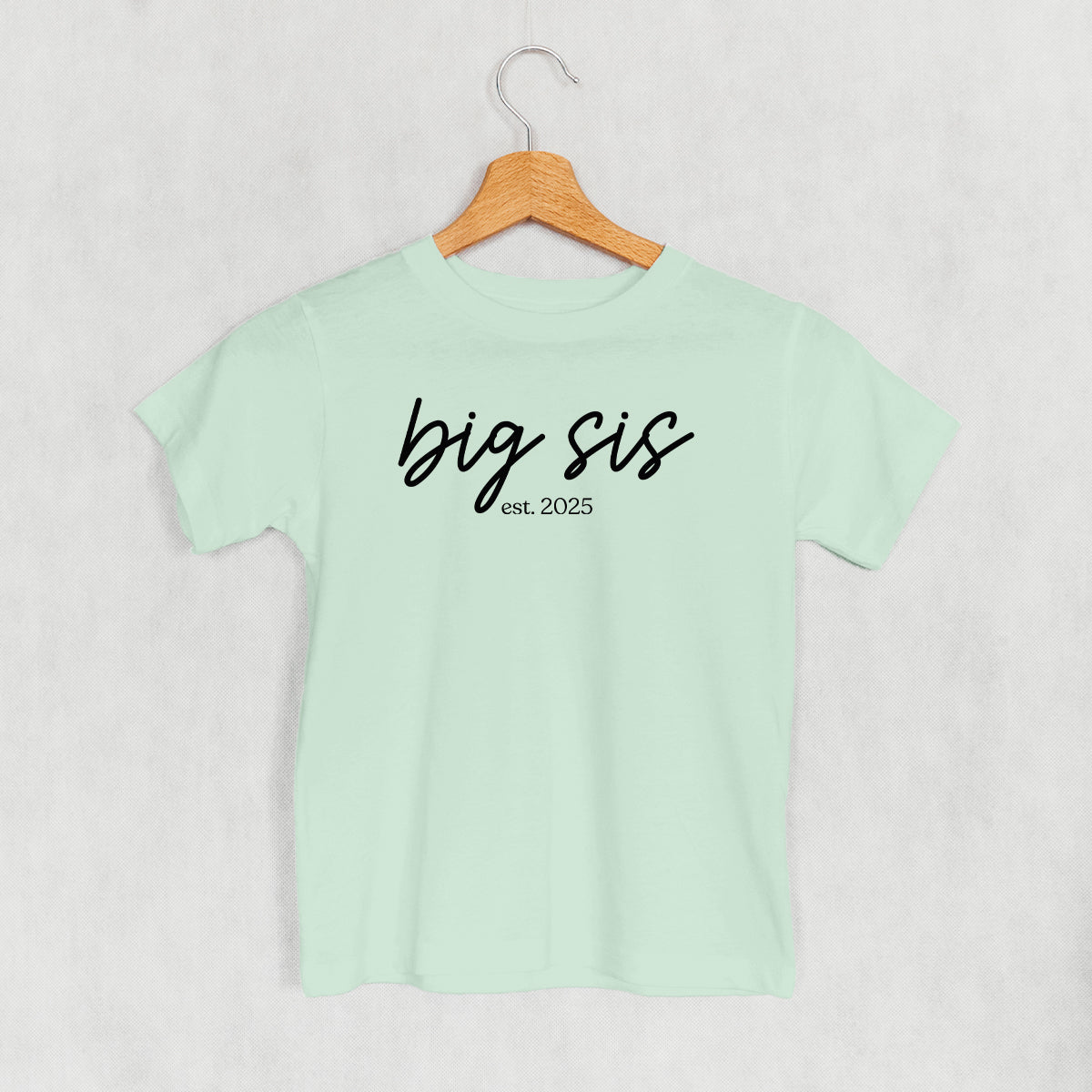 Big Sis Est. 2025 Script (Kids) - clothing by TeeHivey.com (Image 5)