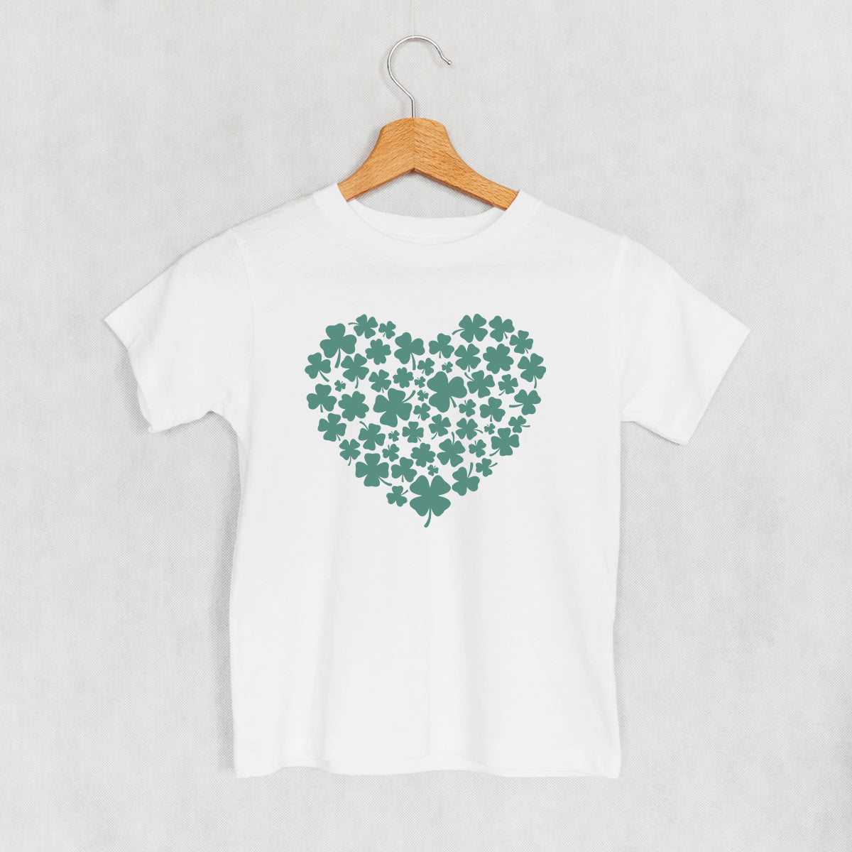 Shamrock Heart (Kids) - clothing by TeeHivey.com (Image 3)