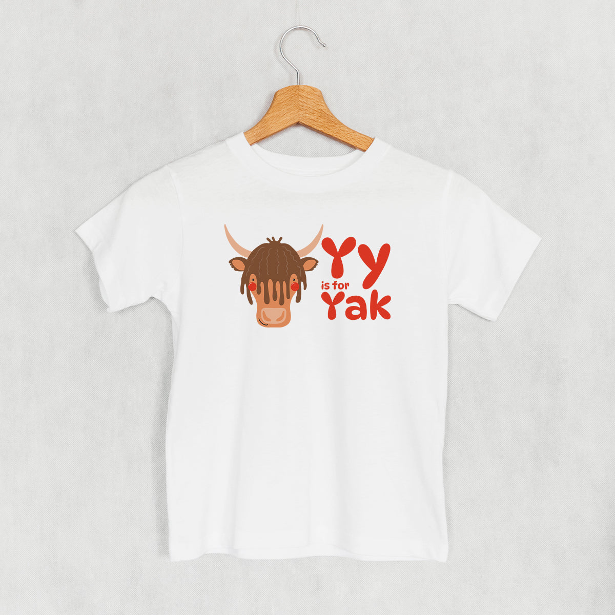 Y Is For Yak (Kids) - clothing by TeeHivey.com (Image 1)