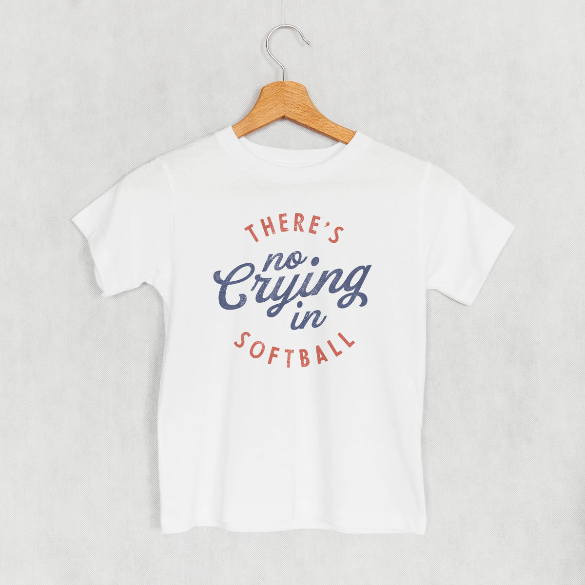 There's No Crying In Softball (Kids) - clothing by TeeHivey.com (Image 4)