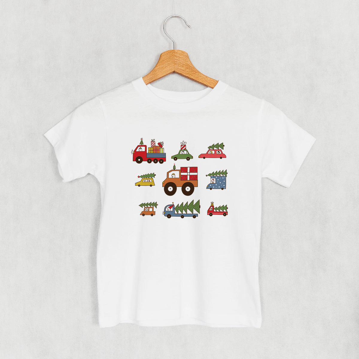 Christmas Vehicle Doodles (Kids) - clothing by TeeHivey.com (Image 3)