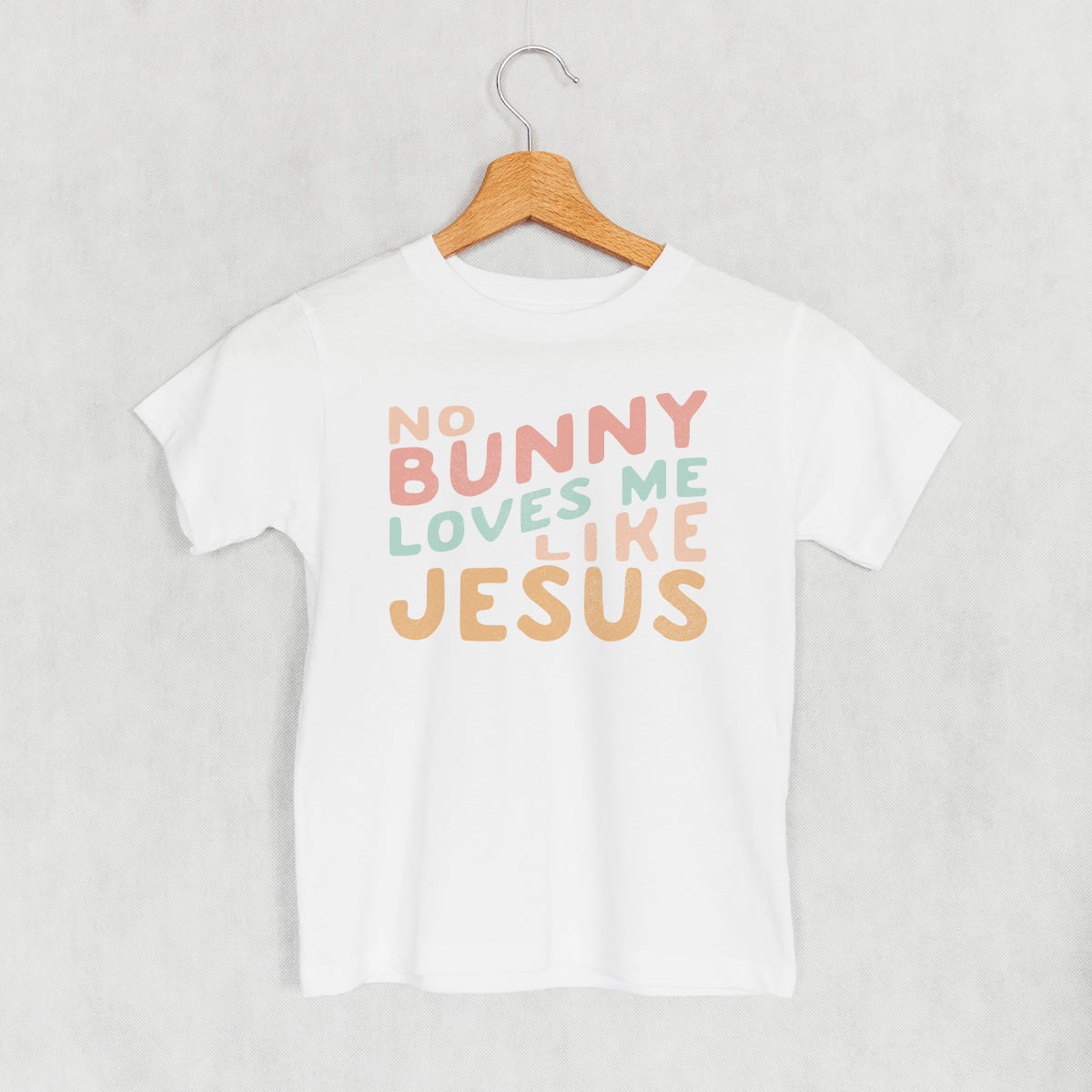 No Bunny Loves Me Like Jesus (Kids) - clothing by TeeHivey.com (Image 1)