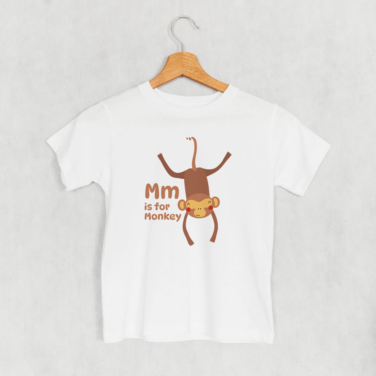 M Is For Monkey (Kids) - clothing by TeeHivey.com (Image 2)