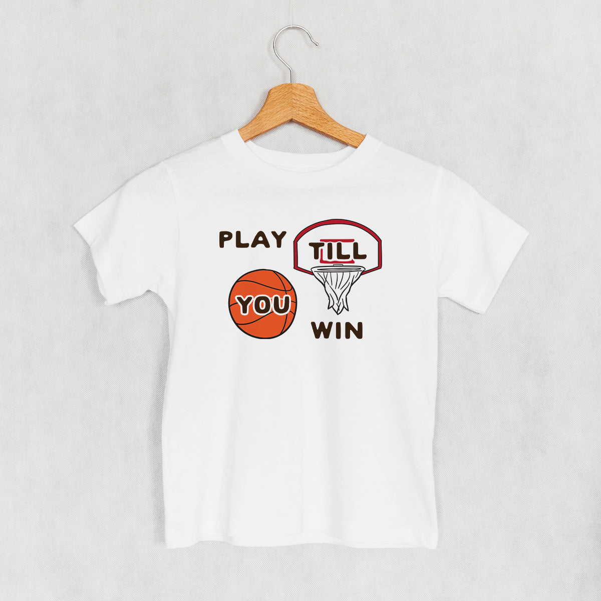 Play Till You Win Basketball (Kids) - clothing by TeeHivey.com (Image 4)
