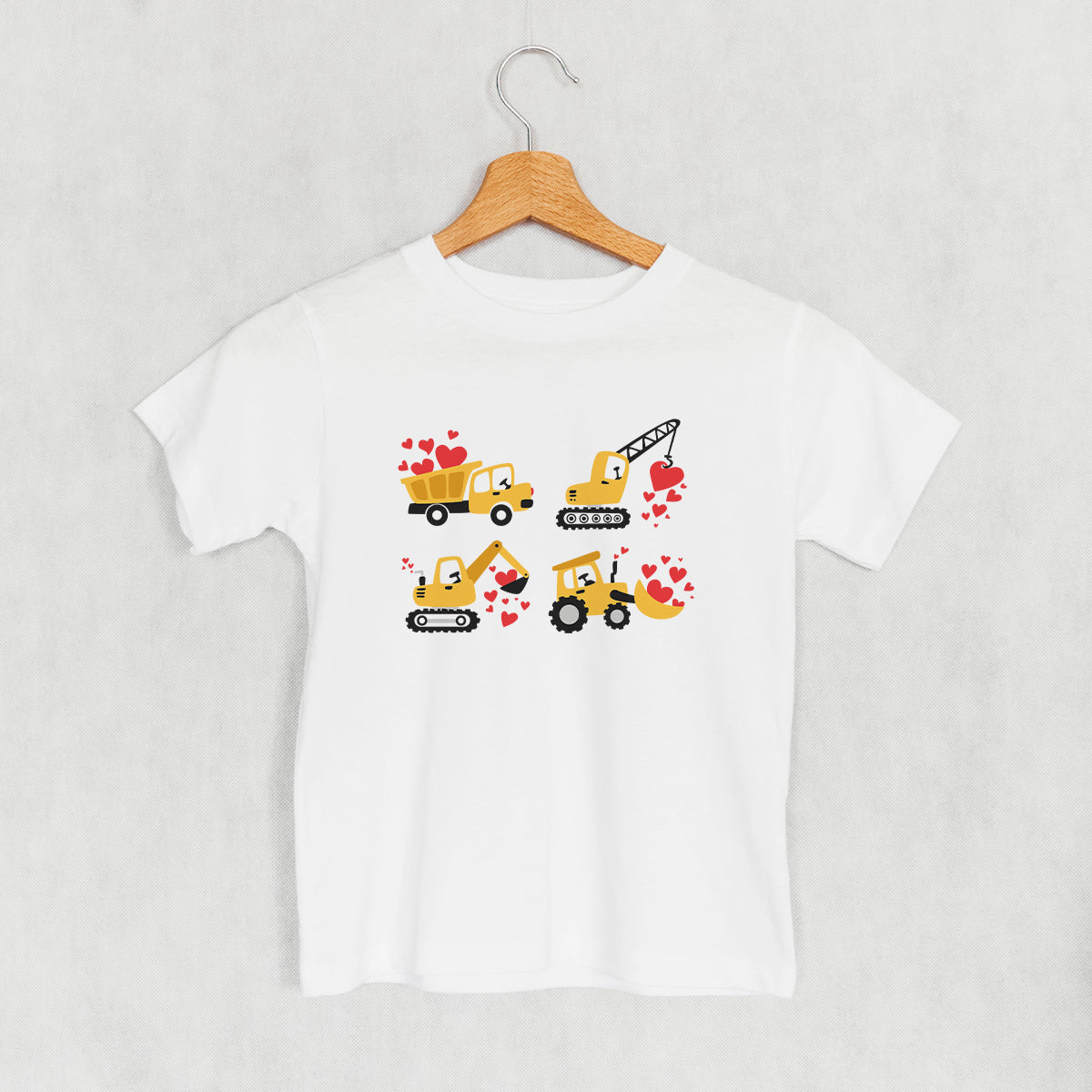 Construction Valentines (Kids) - clothing by TeeHivey.com (Image 4)