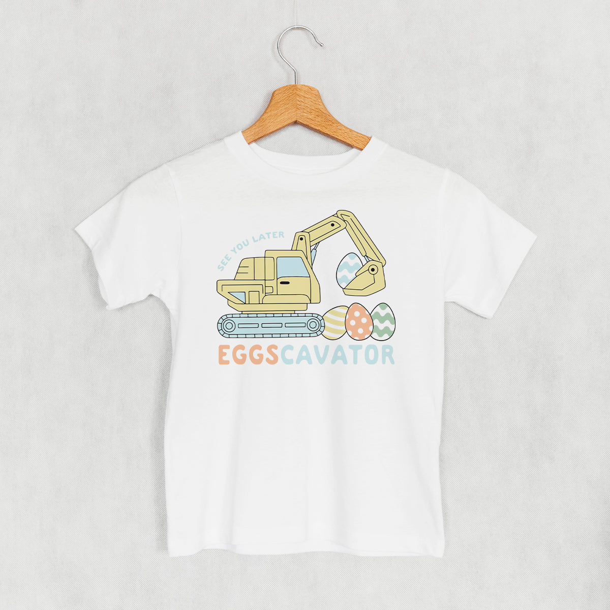 See You Later Eggscavator (Kids) - clothing by TeeHivey.com (Image 3)