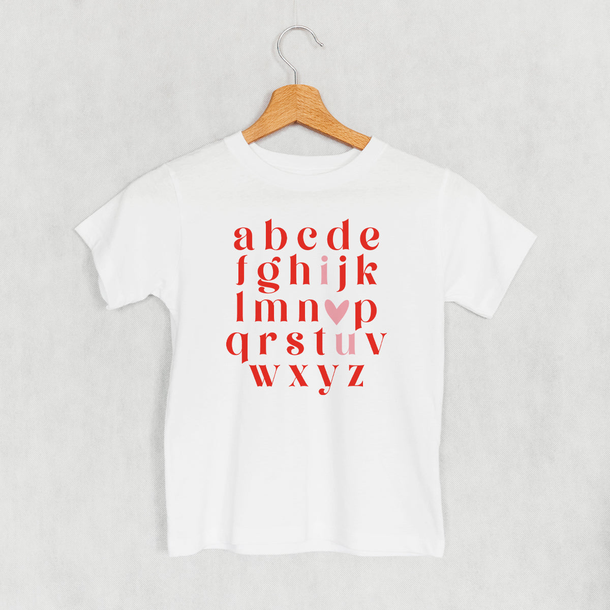 I Heart U Alphabet (Kids) - clothing by TeeHivey.com (Image 3)