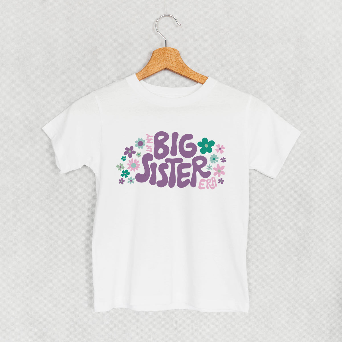 In My Big Sister Era Floral (Kids) - clothing by TeeHivey.com (Image 3)