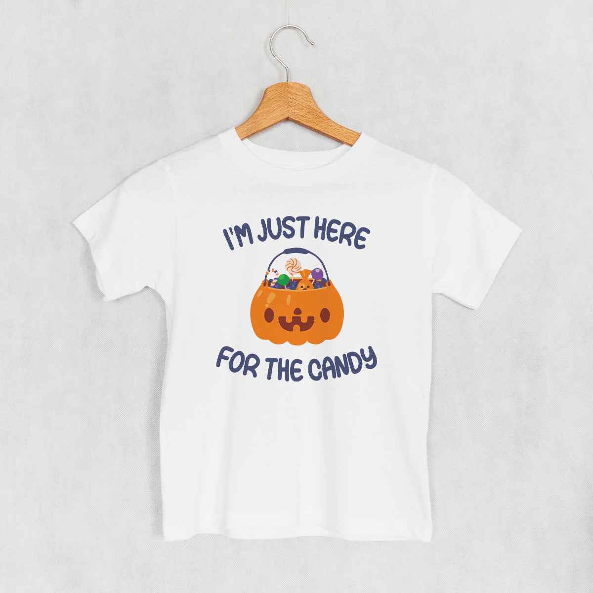 I'm Just Here For The Candy (Kids) - clothing by TeeHivey.com (Image 4)