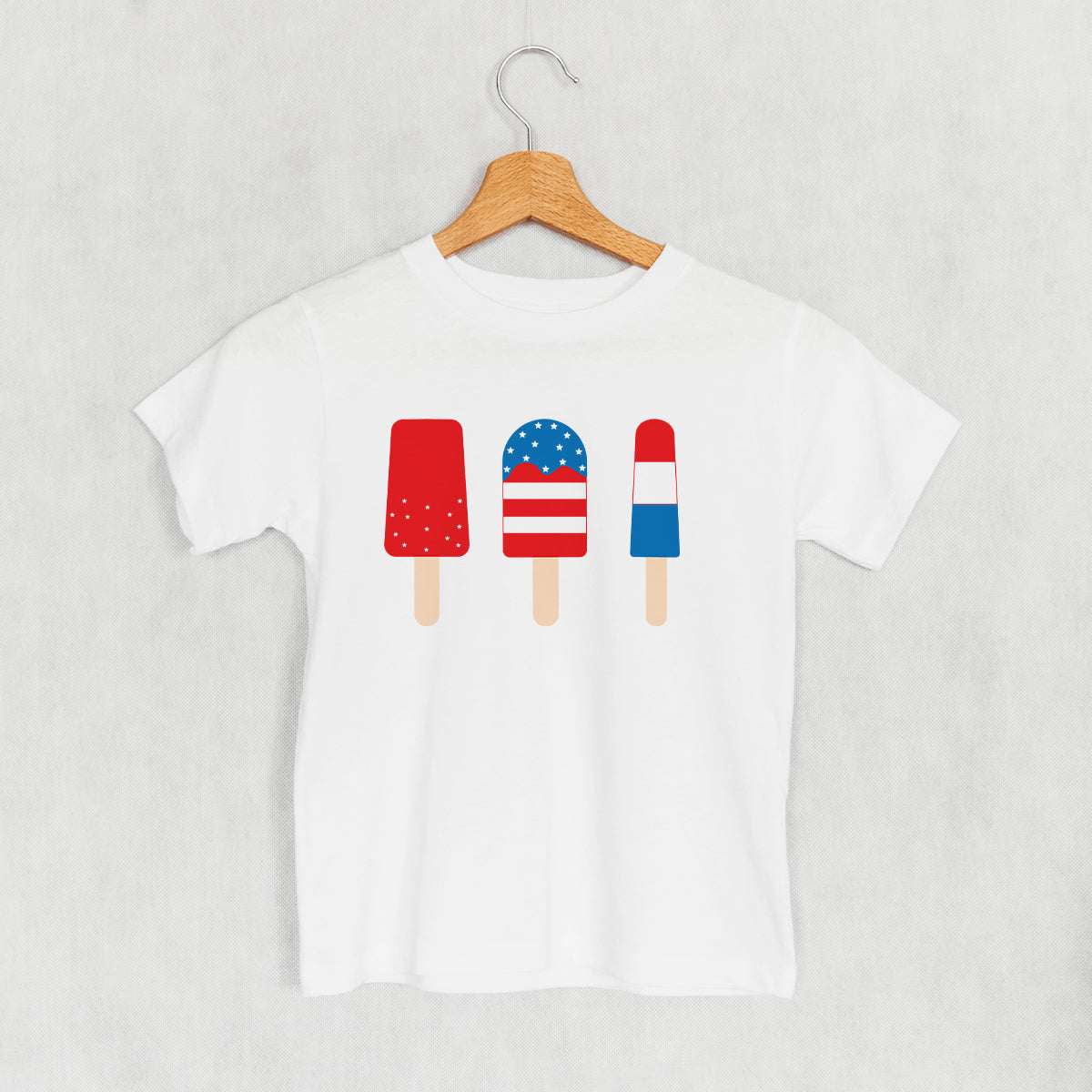 Red White & Blue Popsicles (Kids) - clothing by TeeHivey.com (Image 5)