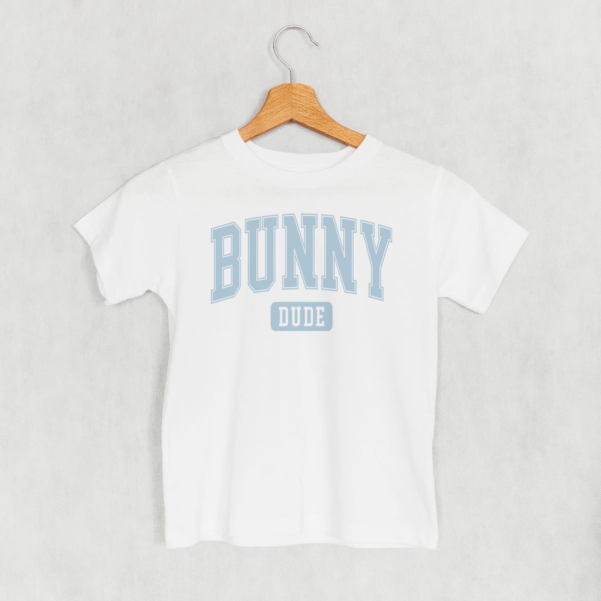 Bunny Dude Collegiate (Kids) - clothing by TeeHivey.com (Image 2)