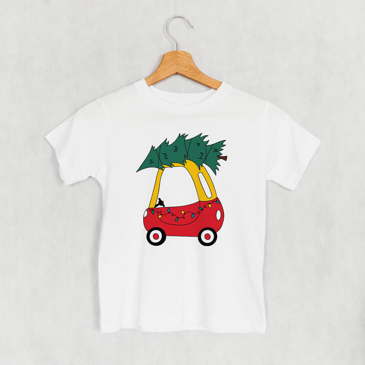 Christmas Tree Toy Car (Kids) - clothing by TeeHivey.com (Image 2)
