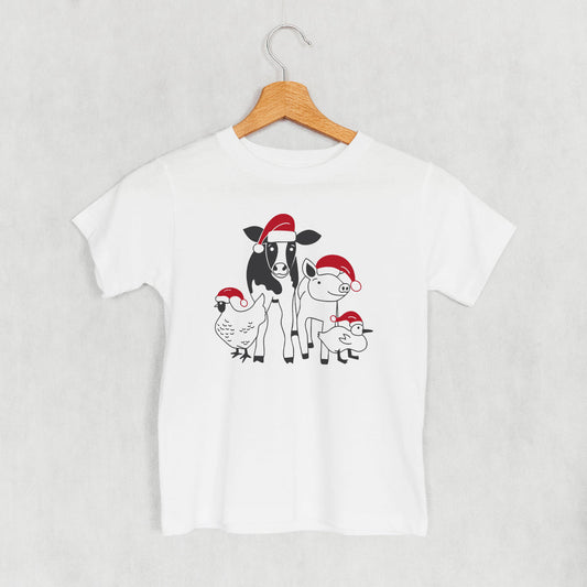 Holiday Farm Animals (Kids) - clothing by TeeHivey.com (Image 1)