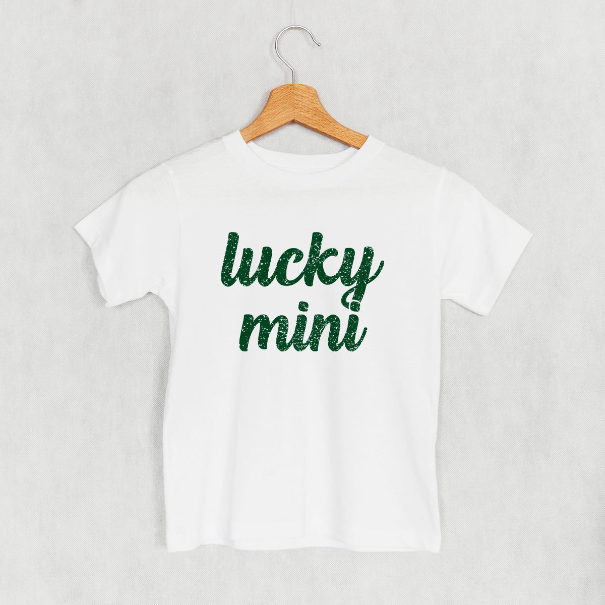 Lucky Mini Green Script (Kids) - clothing by TeeHivey.com (Image 5)