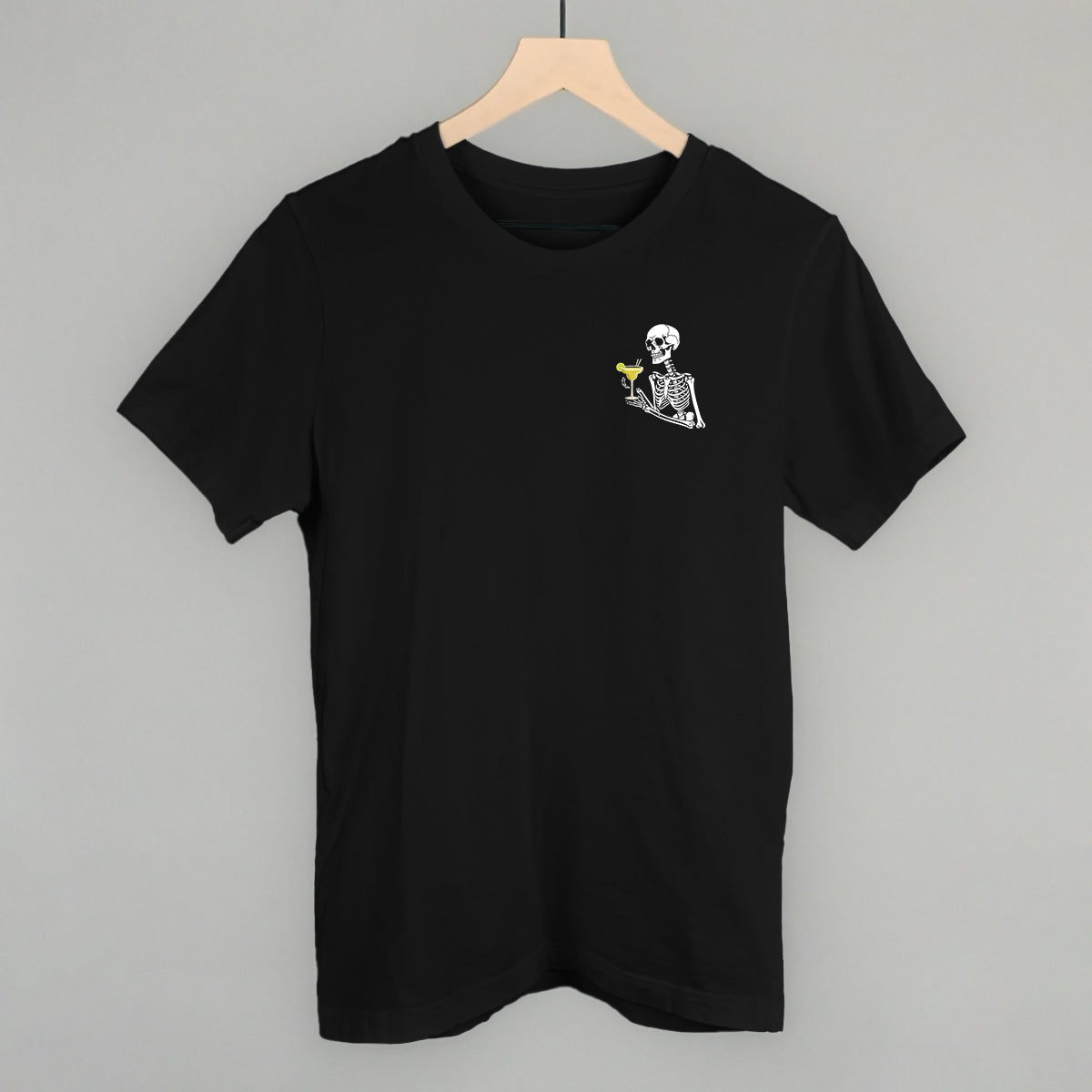 Skeleton + Marg (Left Chest) - clothing by TeeHivey.com (Image 2)