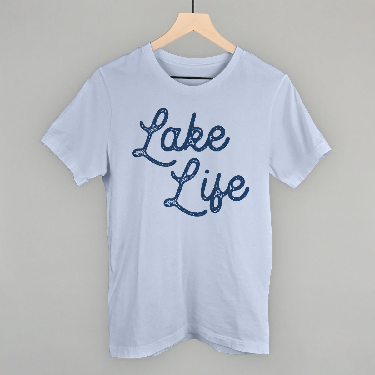 Lake Life (Distressed Script) - clothing by TeeHivey.com (Image 4)