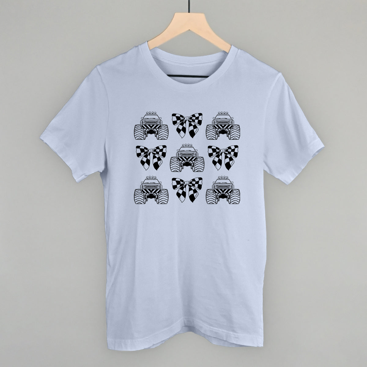 Monster Trucks + Checkered Bows - clothing by TeeHivey.com (Image 2)