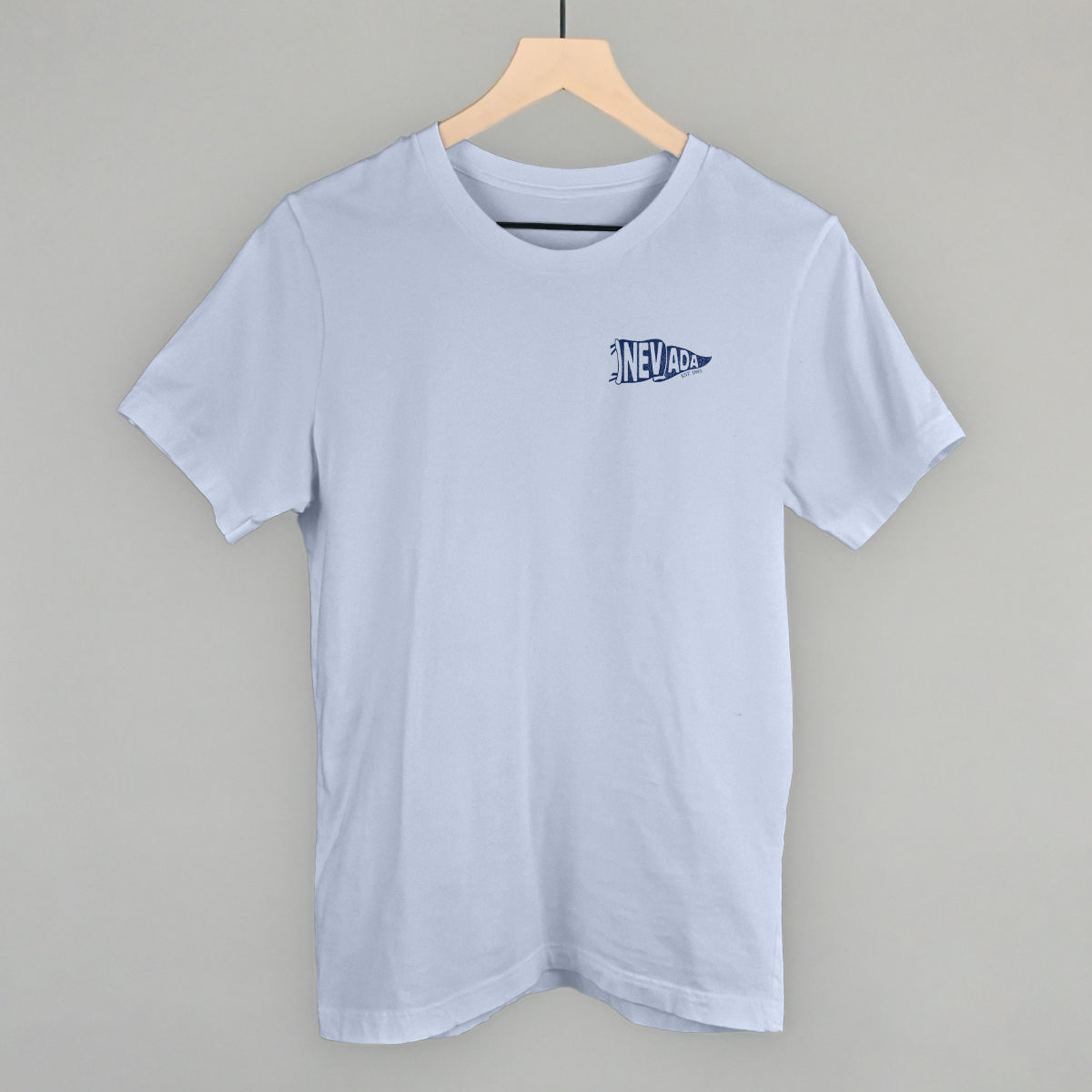 Nevada Pennant Flag (Left Chest) - clothing by TeeHivey.com (Image 3)