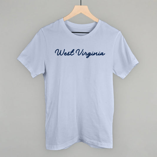 West Virginia Script - clothing by TeeHivey.com (Image 1)
