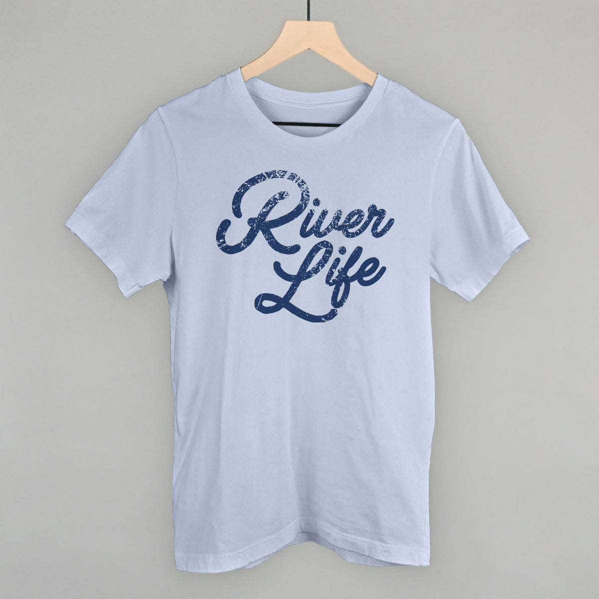 River Life (Distressed Script) - clothing by TeeHivey.com (Image 4)