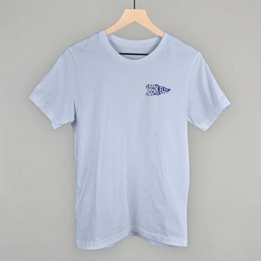 Berkeley Pennant Flag (Left Chest) - clothing by TeeHivey.com (Image 1)