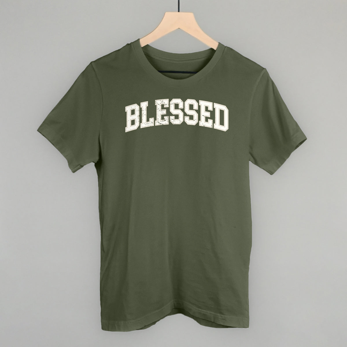 Blessed Distressed Collegiate - clothing by TeeHivey.com (Image 2)