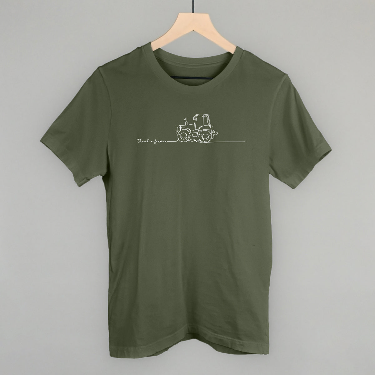 Thank A Farmer Continuous Line Doodle - clothing by TeeHivey.com (Image 2)