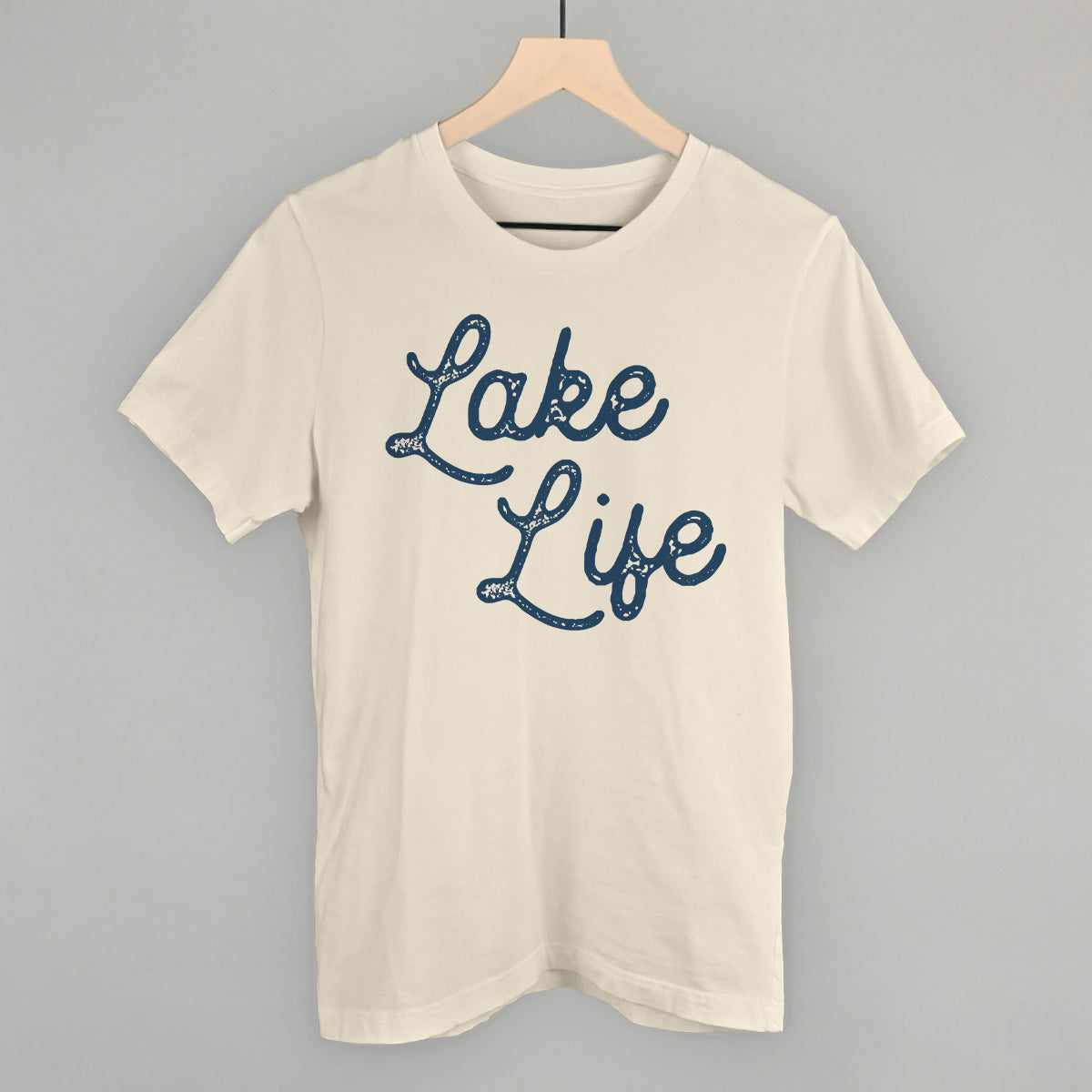 Lake Life (Distressed Script) - clothing by TeeHivey.com (Image 5)