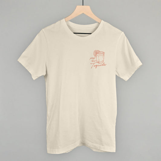 Pass The Tequila (Left Chest) - clothing by TeeHivey.com (Image 1)
