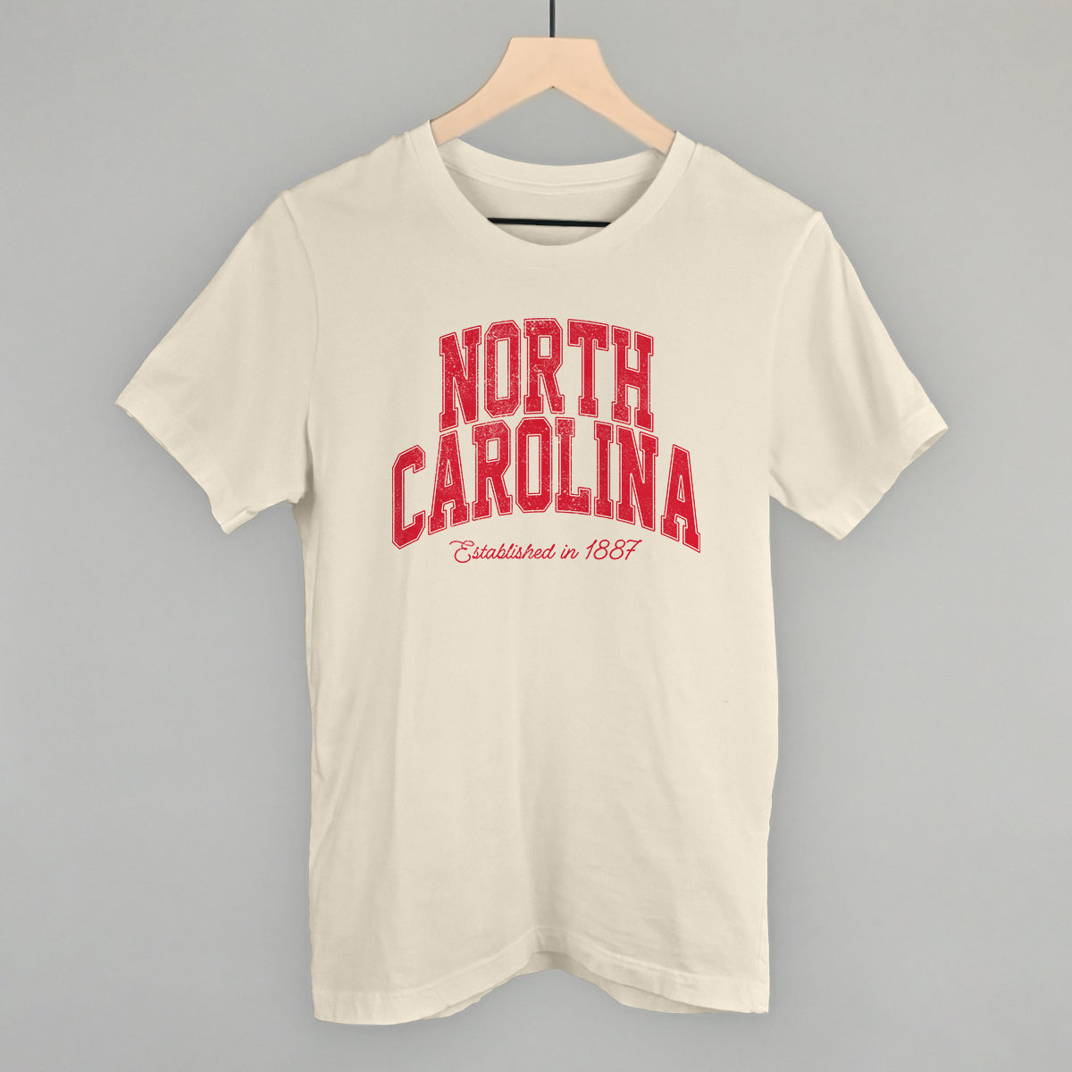 North Carolina Varsity Arch (Red) - clothing by TeeHivey.com (Image 2)