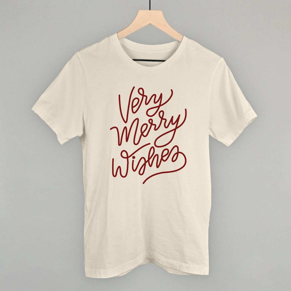 Very Merry Wishes Handwritten - clothing by TeeHivey.com (Image 2)
