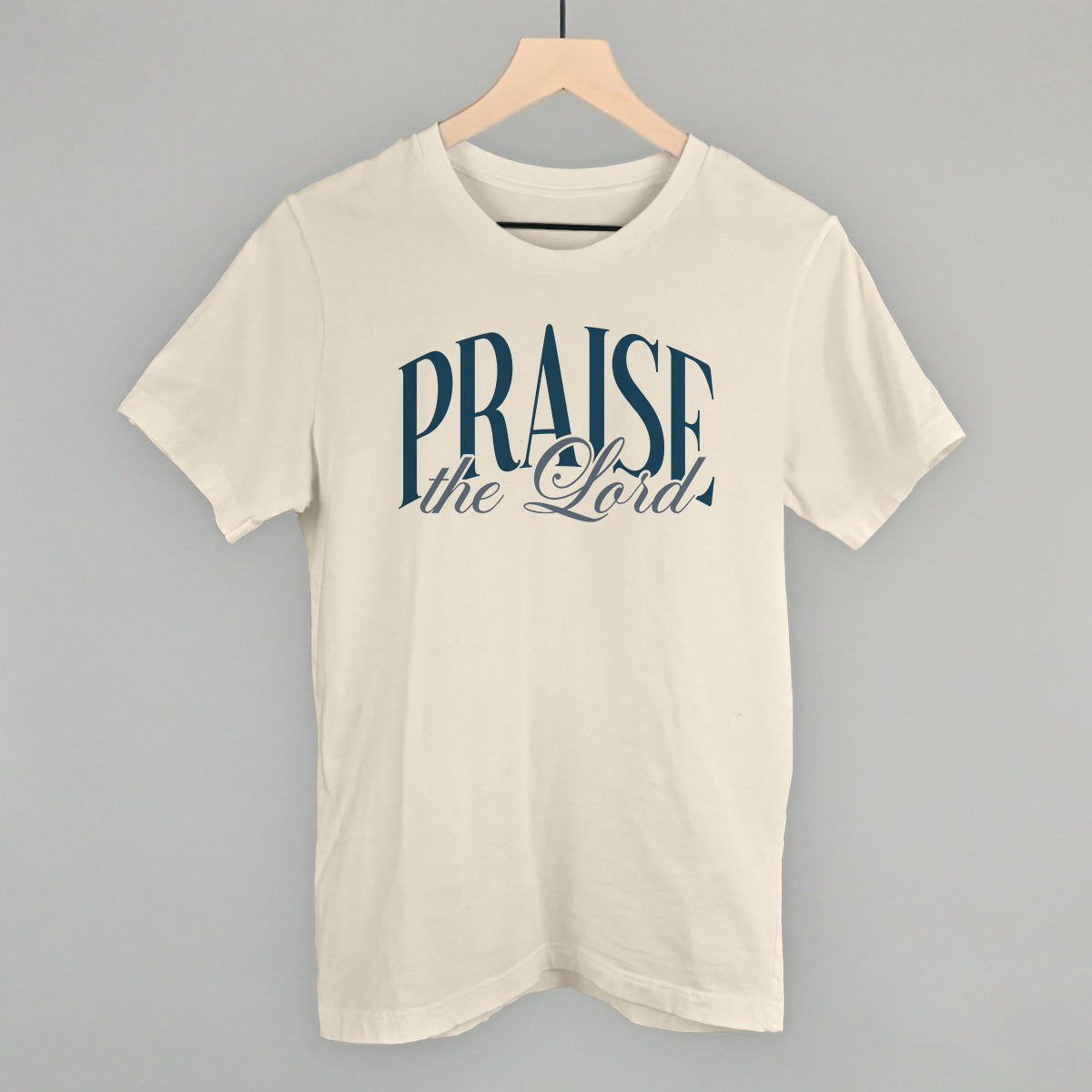 Praise The Lord Blue Script - clothing by TeeHivey.com (Image 2)
